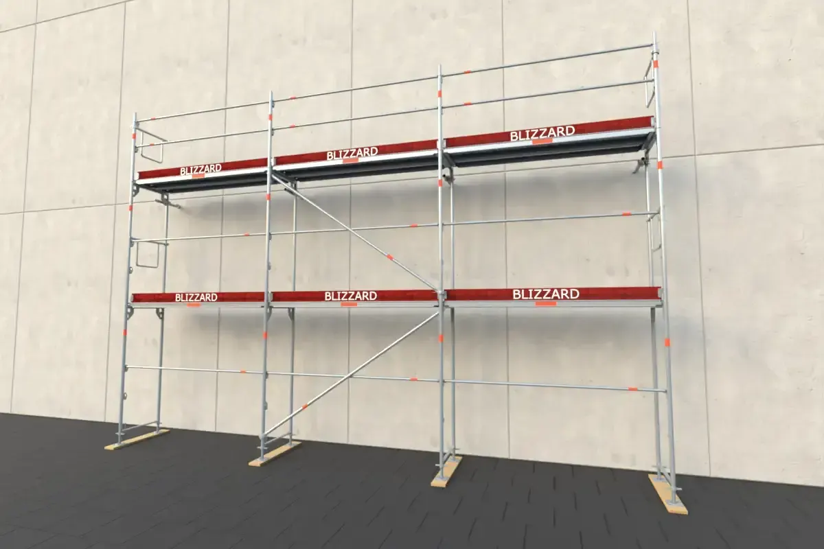 Alu-Fassadengerüst 61 m² Blizzard S70